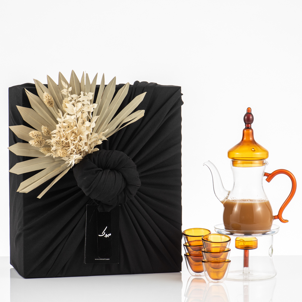 FLOWER WRAPPING - COFFEE SET
