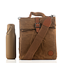 LUNCH BAG WITH BOTTLE - BEIGE